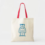 Oso conmigo (azul) bolsa
