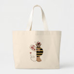 Oso de Bumbly de la vista lateral Bolsa De Mano