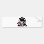 Oso de la cadera etiqueta de parachoque