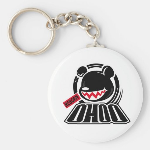 Oso de la cadera llavero personalizado