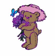 Oso de la flor esculturas fotograficas