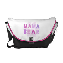 Oso de la mamá bolsas de mensajeria
