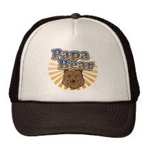 Oso de la papá, apariencia vintage fresca del día  gorra