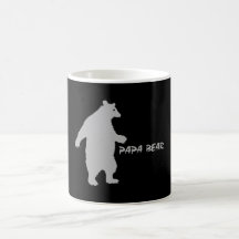 Oso de la papá tazas