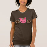 Oso de panda del pirata camisetas