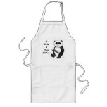Oso de panda demasiado lindo delantales