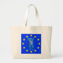Oso de peluche de la unión europea (centavo) bolsa de mano