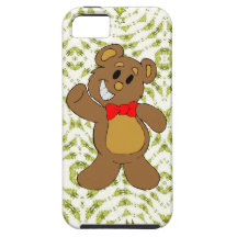 Oso de peluche del navidad iPhone 5 Case-Mate cárcasa