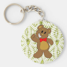 Oso de peluche del navidad llaveros