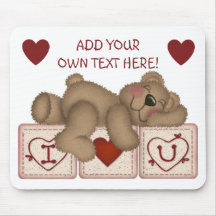 Oso de peluche del personalizable te amo - Mousepa