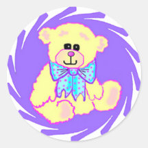 Oso de peluche etiquetas  