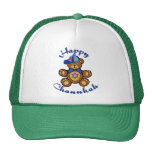 Oso de peluche feliz de Chanukah Gorro De Camionero