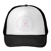 Oso de peluche femenino gorro de camionero
