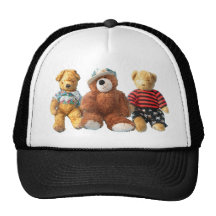 Oso de peluche - Krumble Oliverio y Tompey Gorros Bordados