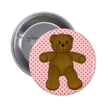 Oso de peluche marrón lindo pins