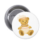 Oso de peluche nupcial pins