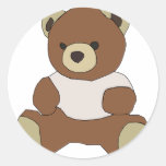 Oso de peluche pegatina