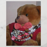 Oso de peluche tarjetón