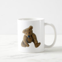 Oso de peluche taza de café