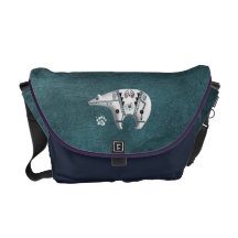 Oso del aguarrás bolsa messenger