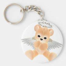 Oso del ángel de guarda del KRW Llaveros Personalizados