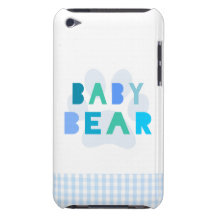 Oso del bebé - azul iPod touch Case-Mate carcasa