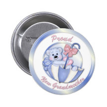 Oso del paraguas - nueva abuela - muchacho pin