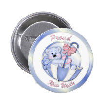 Oso del paraguas - nuevo tío - muchacho pin