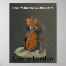 oso del violoncelo poster