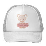 Oso femenino gorros bordados