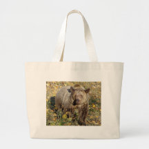 Oso grizzly bolsa de mano