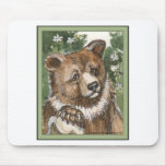 Oso grizzly Cub Alfombrilla De Ratones
