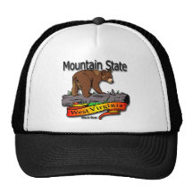 Oso negro del estado de la montaña de Virginia Occ Gorros