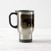 Oso negro rechoncho de CBB Tazas De Café