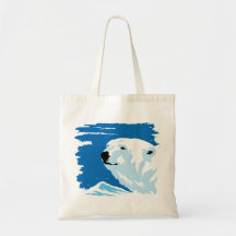 OSO POLAR BOLSAS LIENZO
