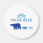Oso polar con Sun Imán De Frigorífico