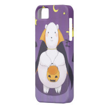 Oso polar de Halloween y caso de IPhone del pájaro iPhone 5 Case-Mate Cobertura