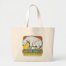 Oso polar del rescate animal bolsa