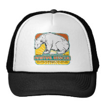 Oso polar del rescate animal gorro