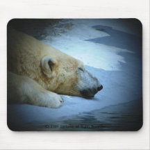 Oso polar tapete de ratones