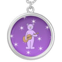 Oso púrpura del guitarrista grimpola personalizada