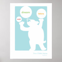Oso que hace juegos malabares del poster del sitio