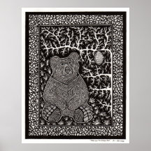 Oso y el poster que falta de las abejas