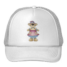 Osos de la primavera · Delantal del ciruelo Gorro De Camionero