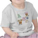 Osos de peluche de la diversión del alfabeto camiseta