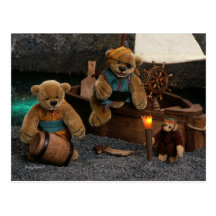 Osos pequeños: Pequeños piratas Postales