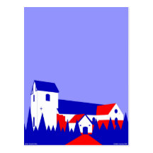 Øster Snede Kirke - la iglesia en Oster Snede Tarjeta Postal