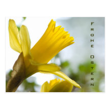 Osterglocke • Oster-Postkarte Tarjetas Postales