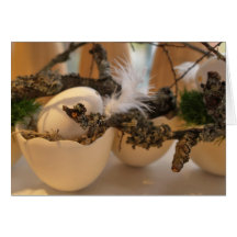 Osterkarte zum Beschriften