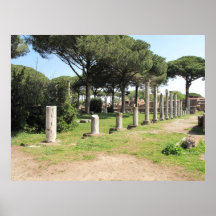 Ostia Antica - un sitio arqueológico hermoso Posters